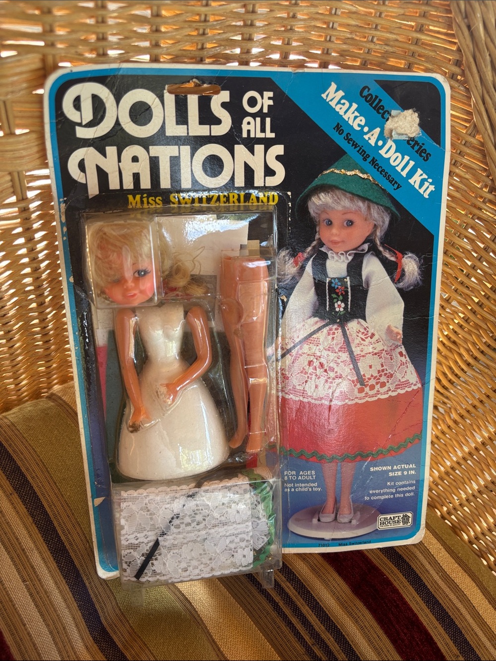 Miss Switzerland Vintage Doll "Dolls of All Nations" from Craft House